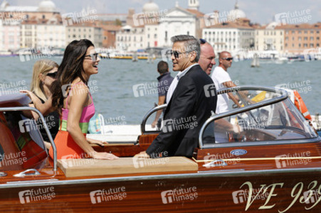 Auf dem Weg zum 'Gravity' Photocall, Biennale 2013