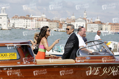 Auf dem Weg zum 'Gravity' Photocall, Biennale 2013
