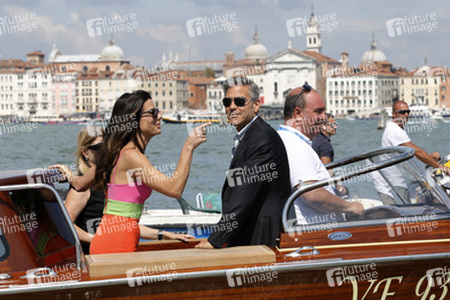 Auf dem Weg zum 'Gravity' Photocall, Biennale 2013