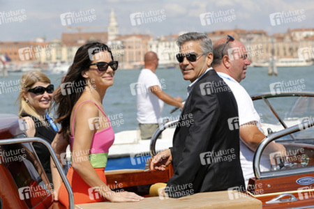 Auf dem Weg zum 'Gravity' Photocall, Biennale 2013