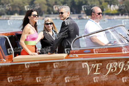 Auf dem Weg zum 'Gravity' Photocall, Biennale 2013