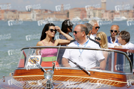 Auf dem Weg zum 'Gravity' Photocall, Biennale 2013