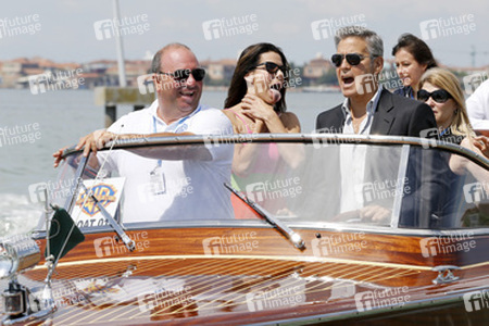 Auf dem Weg zum 'Gravity' Photocall, Biennale 2013