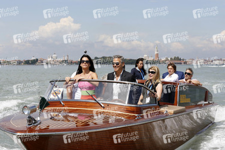 Auf dem Weg zum 'Gravity' Photocall, Biennale 2013