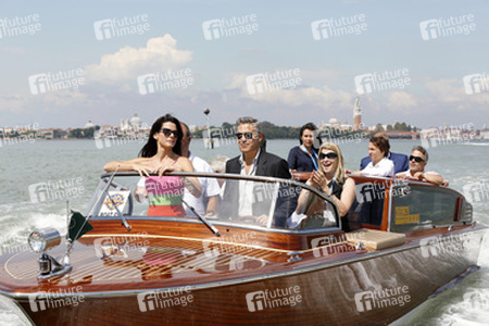 Auf dem Weg zum 'Gravity' Photocall, Biennale 2013