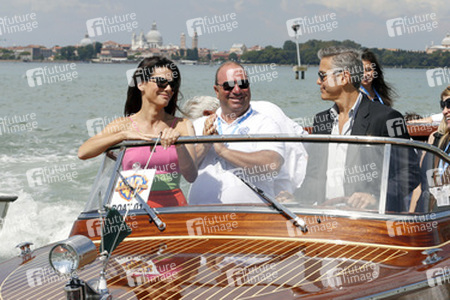 Auf dem Weg zum 'Gravity' Photocall, Biennale 2013