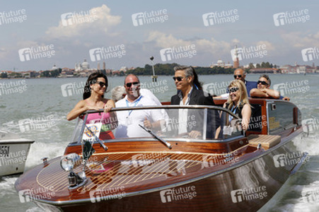 Auf dem Weg zum 'Gravity' Photocall, Biennale 2013