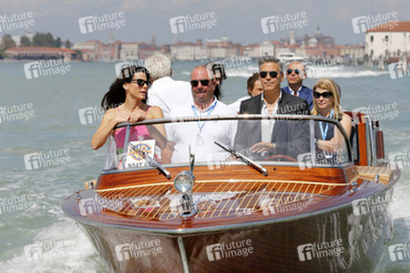 Auf dem Weg zum 'Gravity' Photocall, Biennale 2013