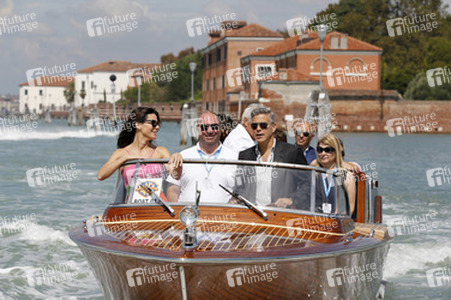 Auf dem Weg zum 'Gravity' Photocall, Biennale 2013
