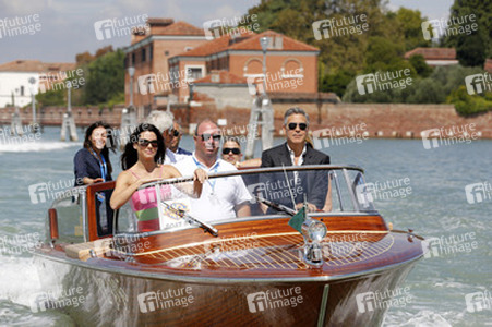 Auf dem Weg zum 'Gravity' Photocall, Biennale 2013