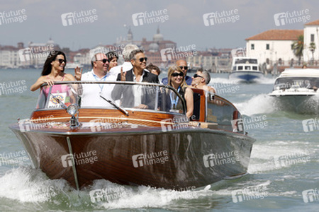 Auf dem Weg zum 'Gravity' Photocall, Biennale 2013