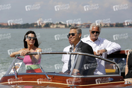 Auf dem Weg zum 'Gravity' Photocall, Biennale 2013