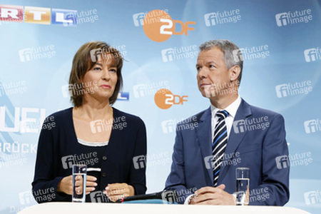 Pressekonferenz zum TV-Duell, Berlin