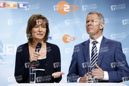 Pressekonferenz zum TV-Duell, Berlin