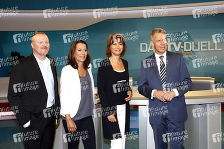 Vorbesichtigung des TV-Duell-Studios, Berlin