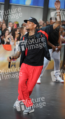 Chris Brown in der NBC-Show 'Today', New York