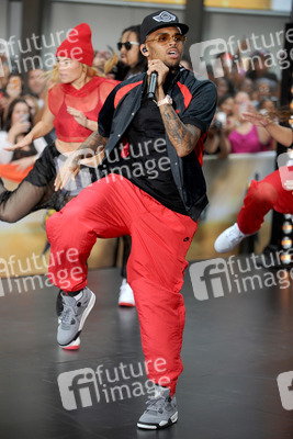 Chris Brown in der NBC-Show 'Today', New York