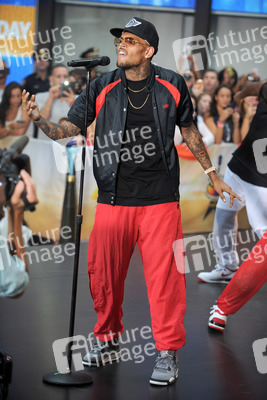 Chris Brown in der NBC-Show 'Today', New York