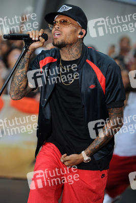Chris Brown in der NBC-Show 'Today', New York