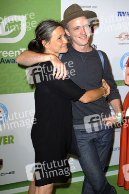Fran Healy (Travis) mit Ehefrau Nora Kryst