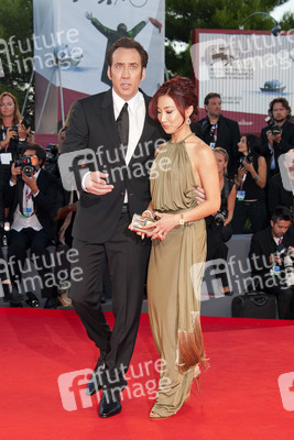 Nicolas Cage mit Ehefrau Alice Kim