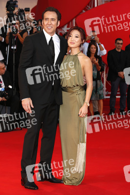 Nicolas Cage mit Ehefrau Alice Kim