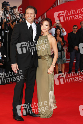 Nicolas Cage mit Ehefrau Alice Kim