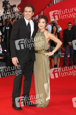 Nicolas Cage mit Ehefrau Alice Kim