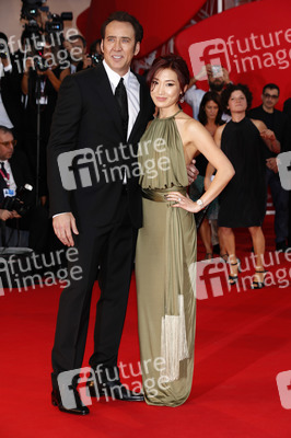 Nicolas Cage mit Ehefrau Alice Kim