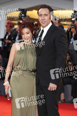 Nicolas Cage mit Ehefrau Alice Kim