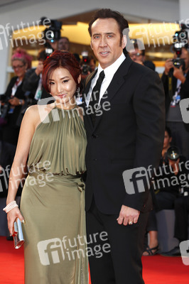 Nicolas Cage mit Ehefrau Alice Kim
