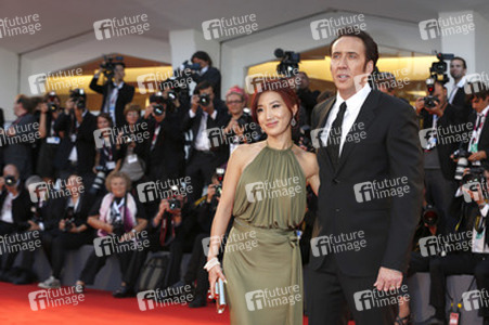 Nicolas Cage mit Ehefrau Alice Kim