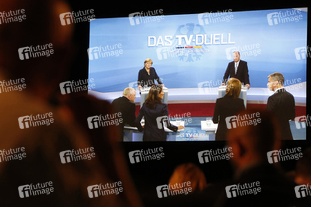 TV-Duell Angela Merkel gegen Peer Steinbrück, Berlin