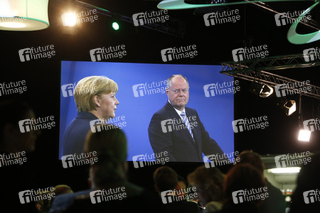 TV-Duell Angela Merkel gegen Peer Steinbrück, Berlin