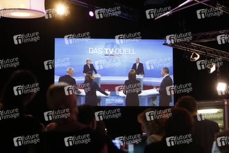 TV-Duell Angela Merkel gegen Peer Steinbrück, Berlin
