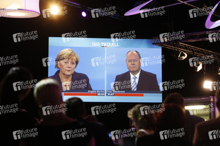 TV-Duell Angela Merkel gegen Peer Steinbrück, Berlin