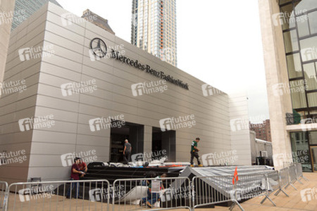 Vorbereitungen zur Fashion Week New York