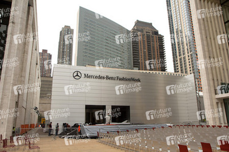 Vorbereitungen zur Fashion Week New York