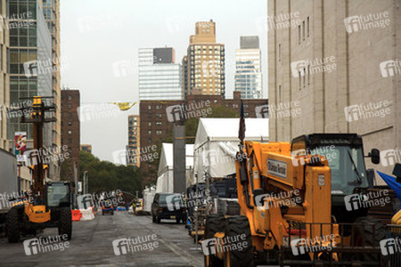 Vorbereitungen zur Fashion Week New York