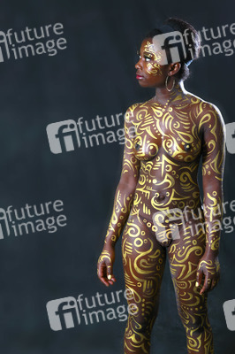 Goldornamente / Gold Ornaments Body Painting