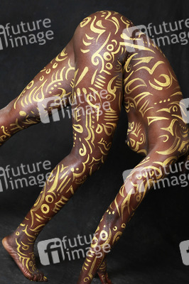 Goldornamente / Gold Ornaments Body Painting