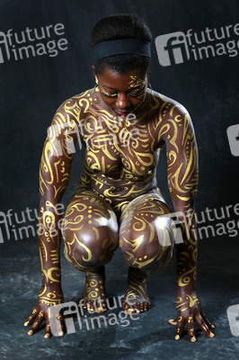 Goldornamente / Gold Ornaments Body Painting