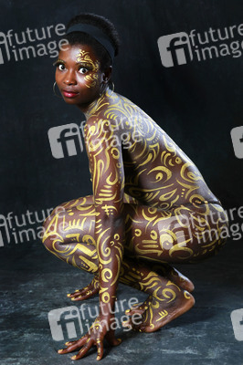 Goldornamente / Gold Ornaments Body Painting