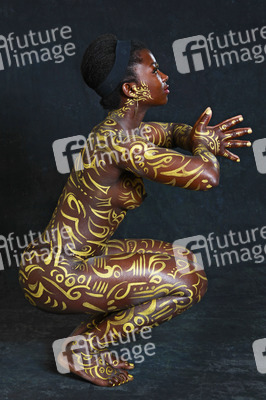 Goldornamente / Gold Ornaments Body Painting