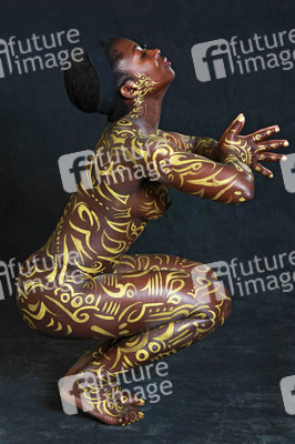 Goldornamente / Gold Ornaments Body Painting