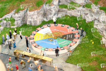 Andrea Nahles im Miniatur Wunderland, Berlin