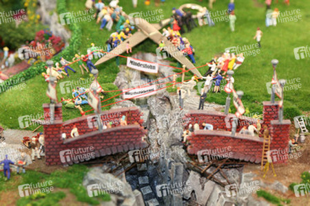 Andrea Nahles im Miniatur Wunderland, Berlin