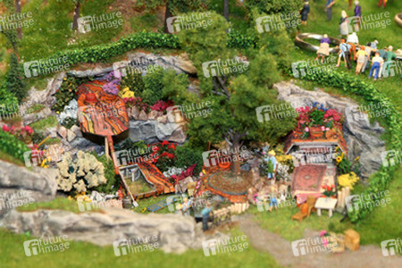 Andrea Nahles im Miniatur Wunderland, Berlin