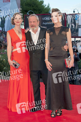 Terry Gilliam mit Töchtern Amy Gilliam und Holly Gilliam