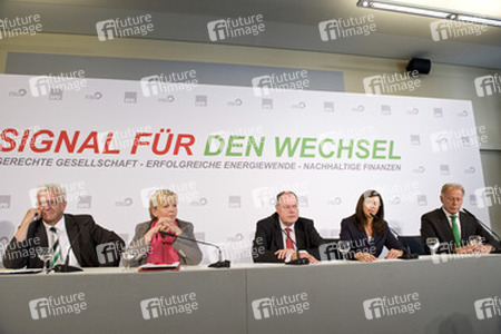 Rot-grünes Treffen der Spitzenkandidaten und Minsterpräsidenten, Berlin